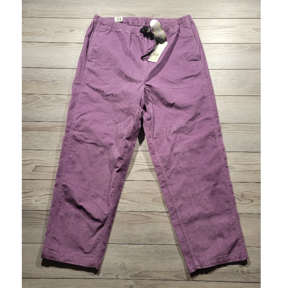 Levis Pants Men's Sz XL Purple Skateboarding Quick Release Corduroy Belted Retro
